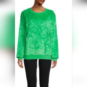 Grinch Holiday Monogram Fleece Pullover
